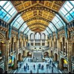 Central Hall inside the Natural History Museum