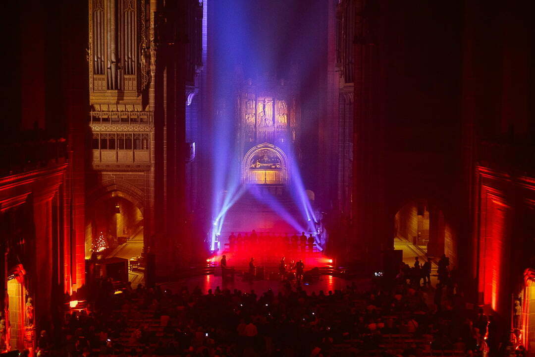 Light Night Liverpool 2014 - Psyksong at Anglican Cathedral